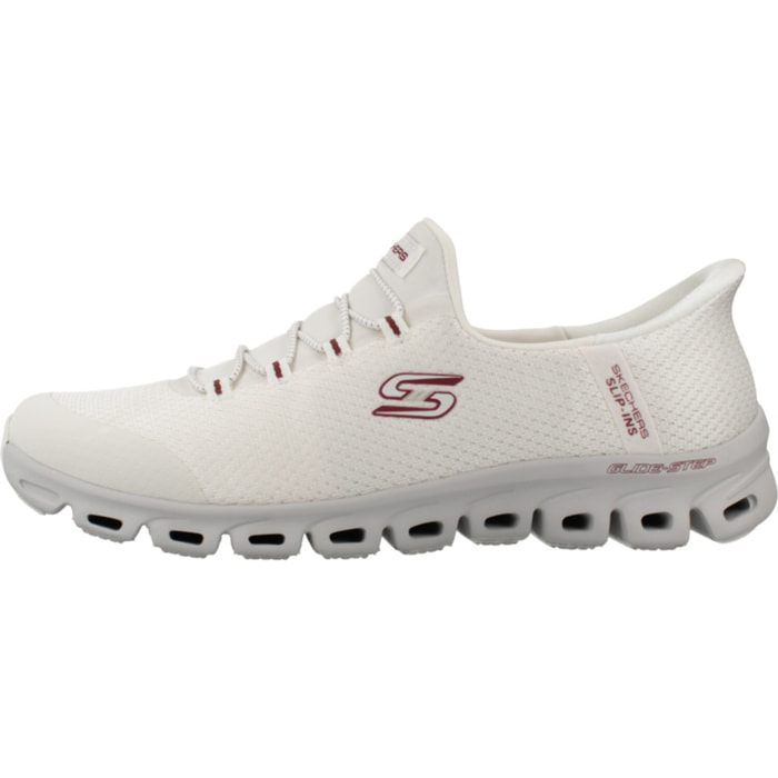 Sneakers De  Mujer Slip-ins Glide Step Vibey Blanco