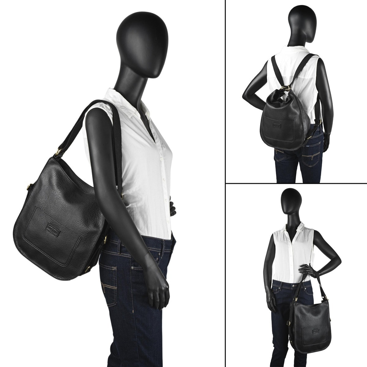 Bolso Mochila Mujer Lois Ankeny Negro