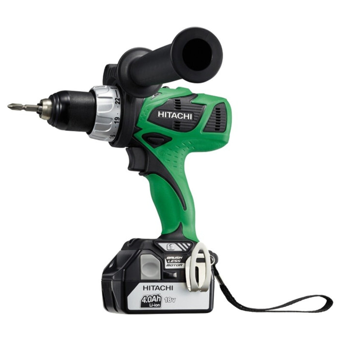 Perceuse visseuse HITACHI - HIKOKI 18V 4.0Ah + 2 Batteries, chargeur, coffret - DS18DBL4A