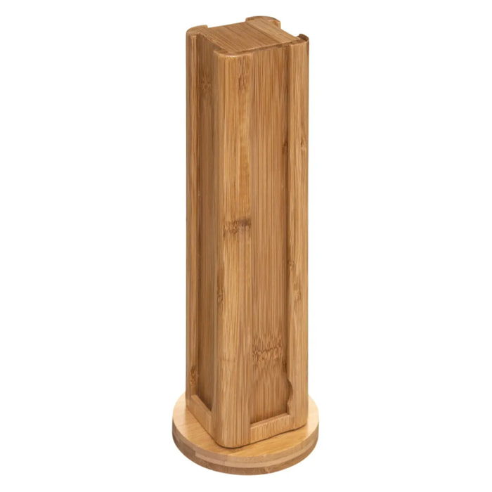 Porte-capsules rotatif x32 bambou