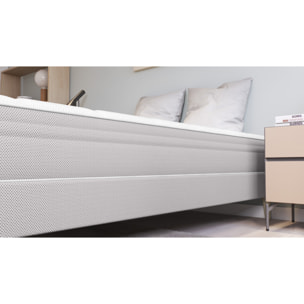 Matelas L'ADORABLE , ressort ensachés, ferme, H23