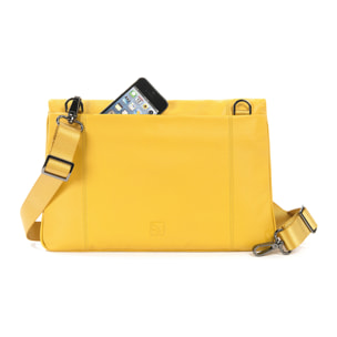 Borsa a tracolla  unisex In Vera pelle Made in Italy 23,5x34x4,5 cm