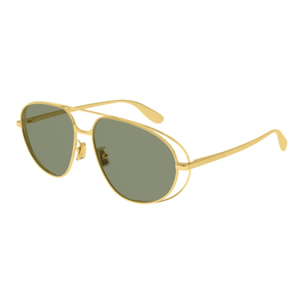 Gafas de Sol Bottega Veneta BV1344S-001 de Metal Unisex 61 mm