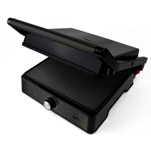 Parrilla eléctrica grill JATA JEGR1912 con placas lisas (29 x 24 cm) antiadherentes. 2000 W