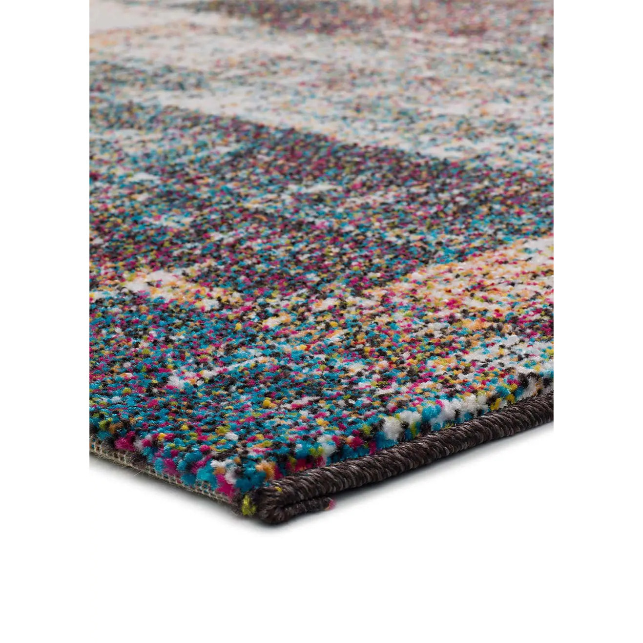PANDORA Alfombra abstracta de pelo corto multicolor, varias medidas disponibles