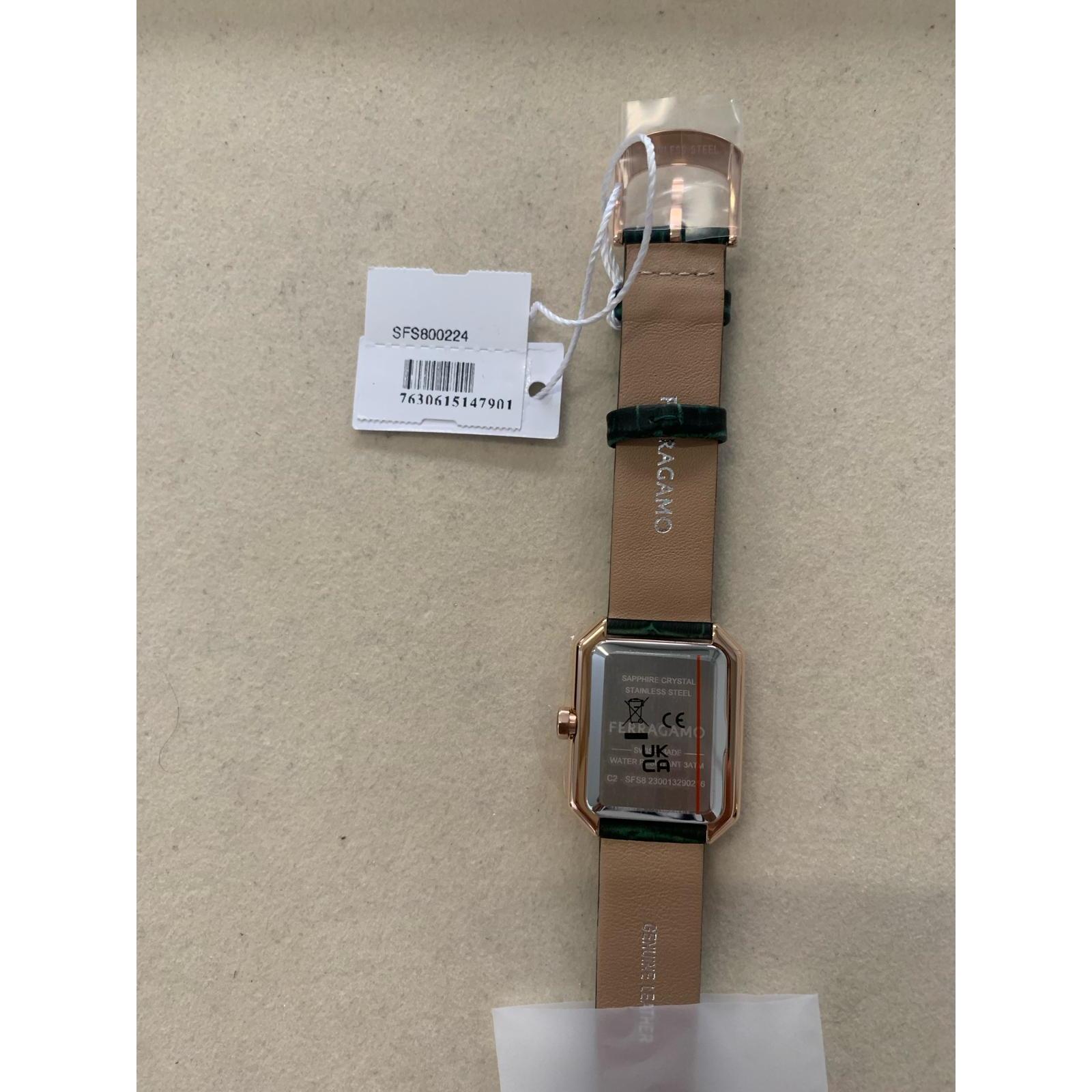 Ferragamo Reloj De Cuarzo 2 Manecillas S8-Ferragamo Crystal Tank