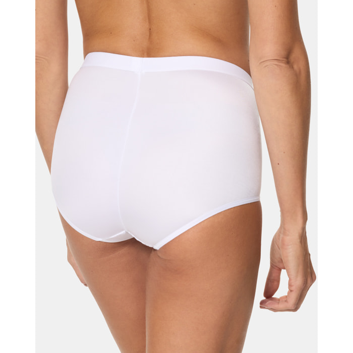 Pack de 3 bragas midi de algodón cotton stretch