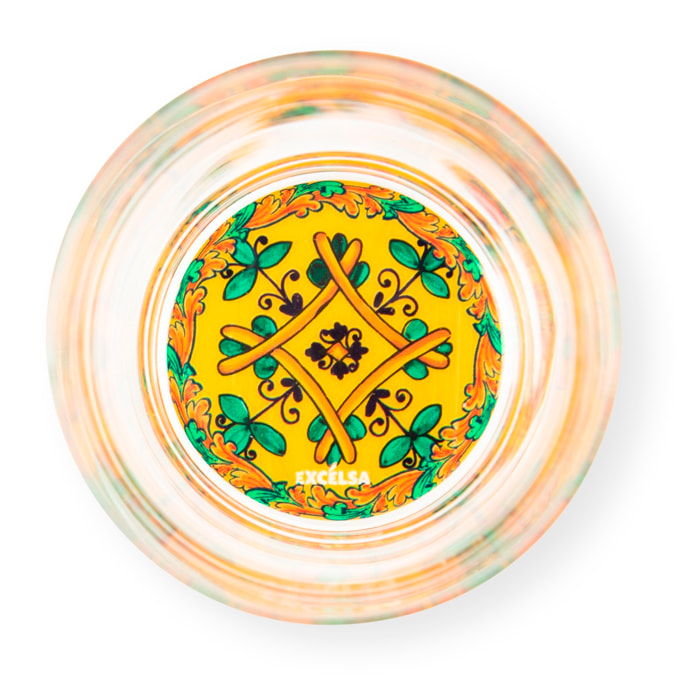 Set de 6 Verres Excelsa – Trinacria, Verre Multicolore