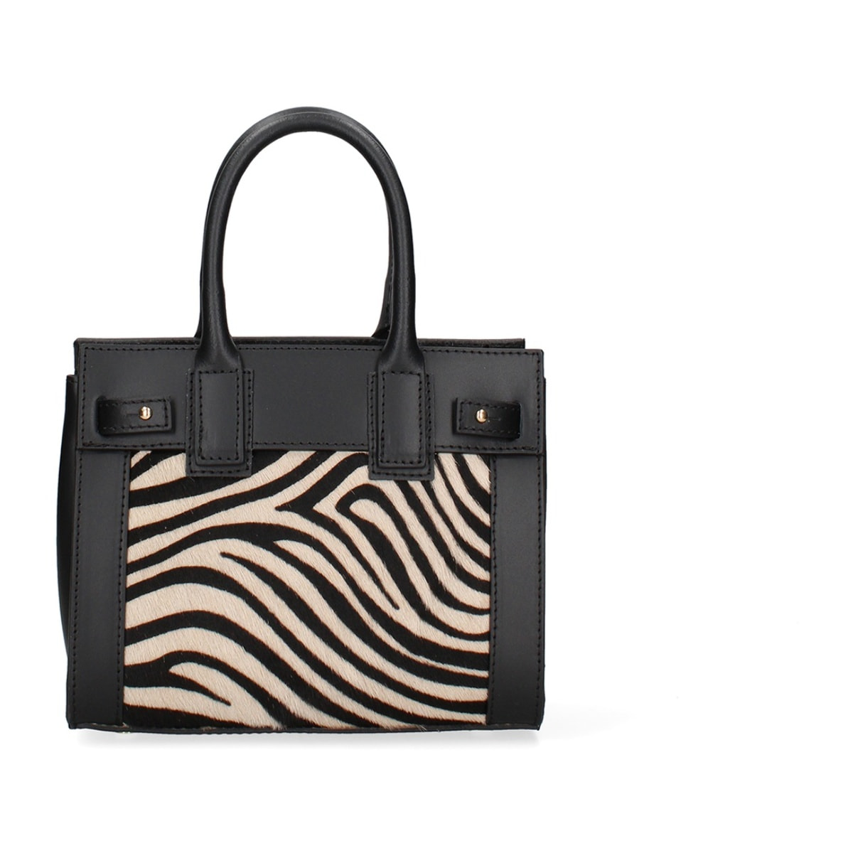 Borsa a mano da donna Made in Italy - Modello Oriana Plus - Vera pelle - 8.5 x 11.5 x 4.0 cm