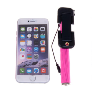 Mini selfie stick cablato