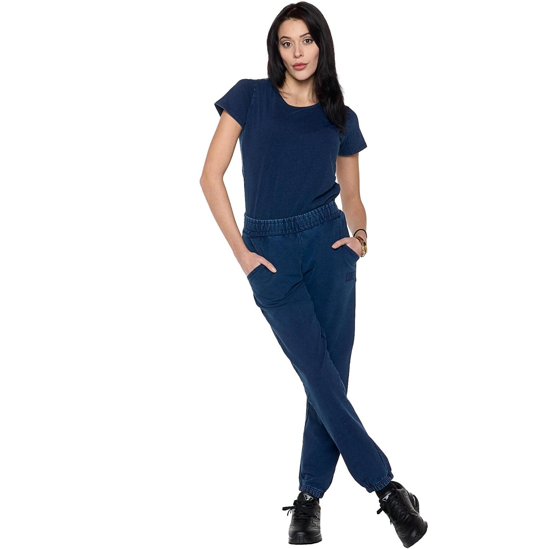 Pantalón deportivo denim mujer "Indigo"
