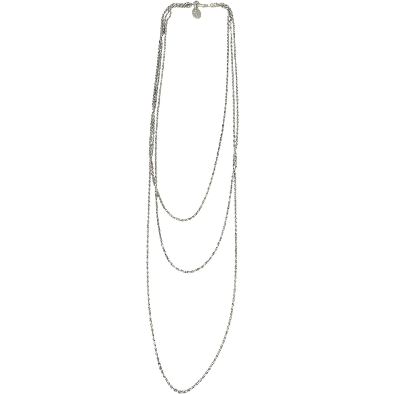 Collar largo Trinity plata 10µ