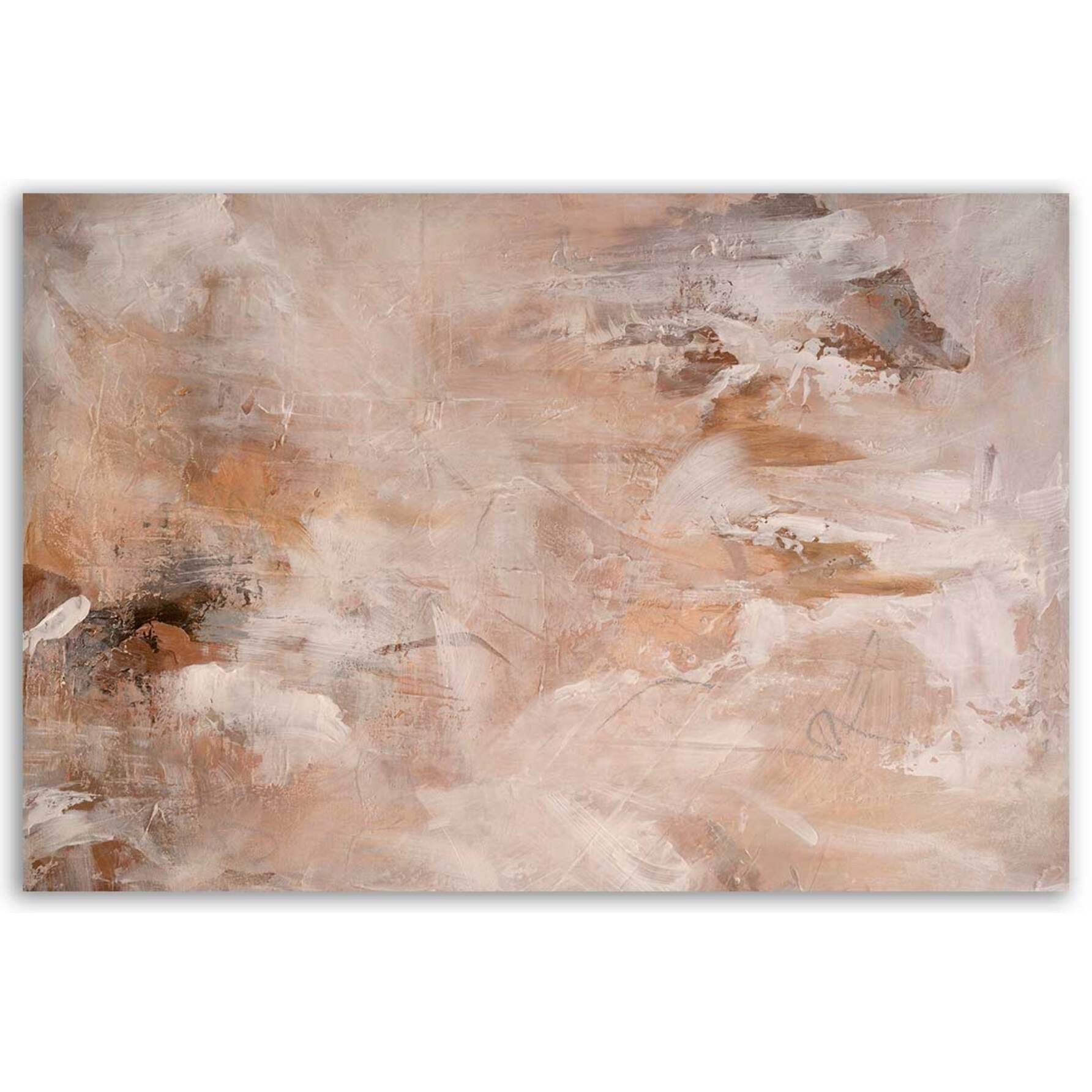 Tableau abstrait peinture nude panoramique Toile imprimée