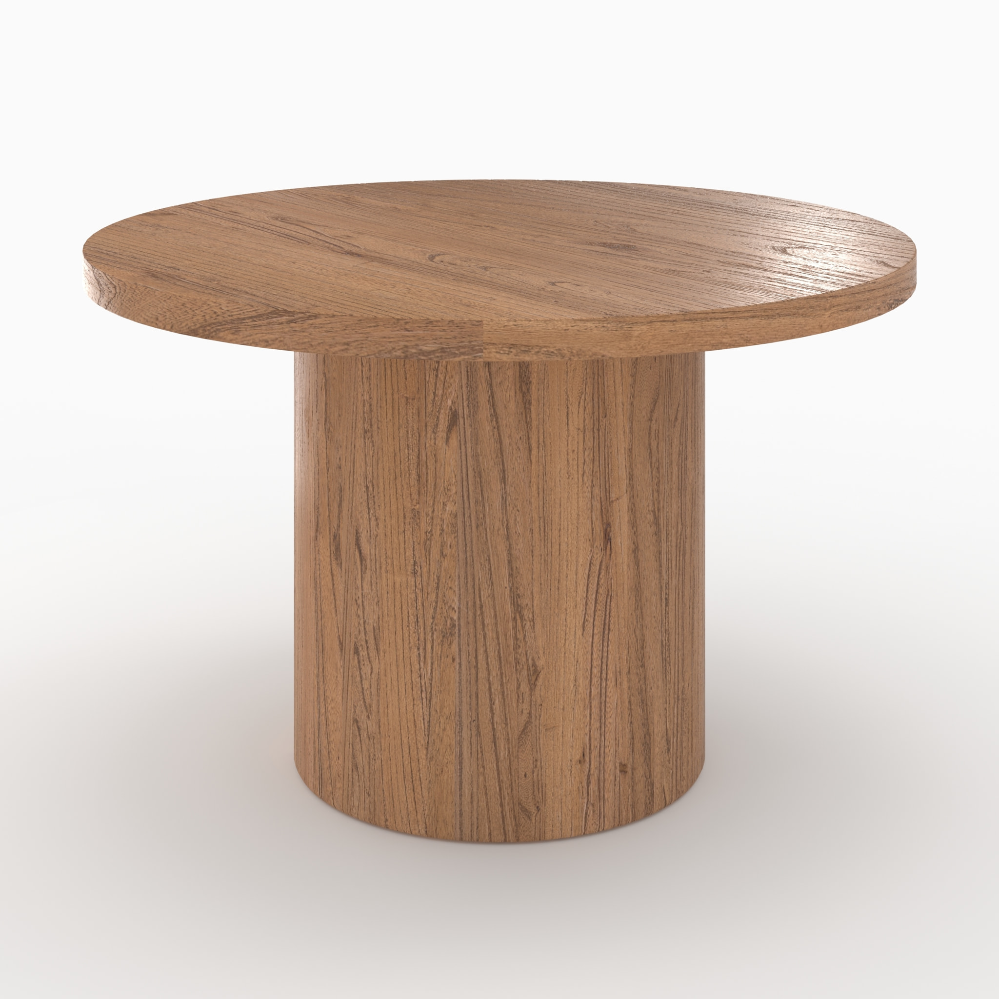 Table ronde en bois d'orme 4 personnes - Gaston