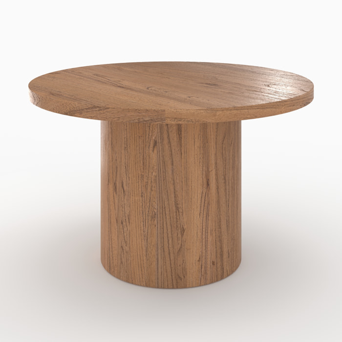 Table ronde en bois d'orme 4 personnes - Gaston