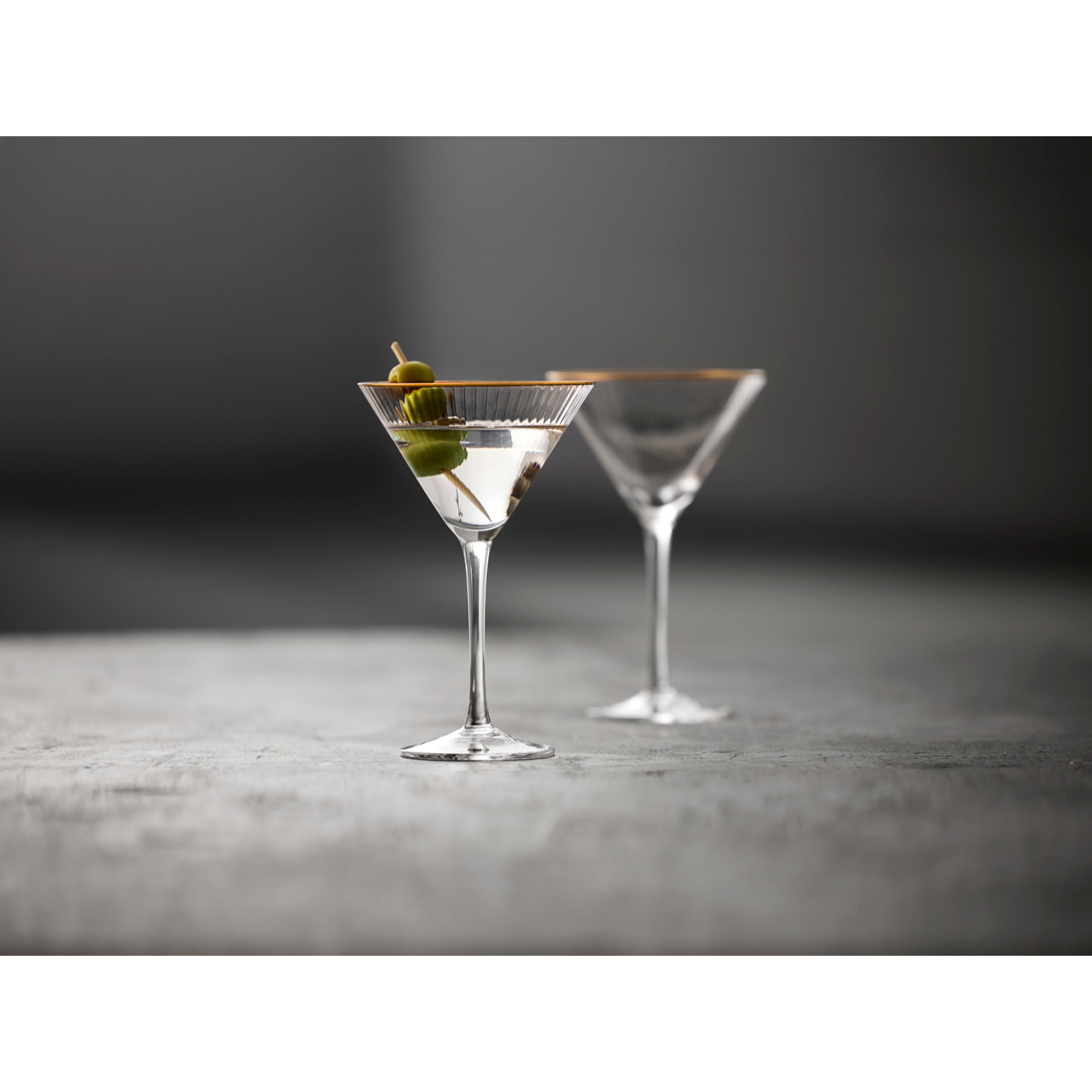 Verre à martini Palermo Gold