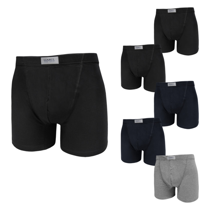 Pack 6 Paia Boxer Taglie Forti Liabel