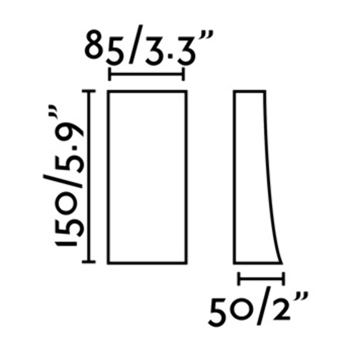 NAIROBI LED Lampe applique rouille