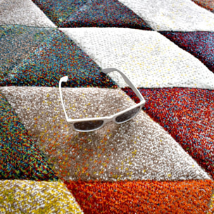 Tapis petites dimensions Keju aux motifs géométriques