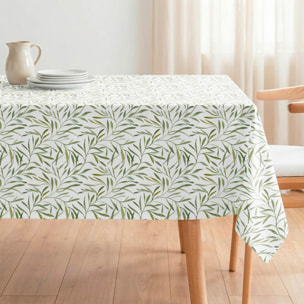 Nappe anti-taches SERENA VERT - coton mélangé