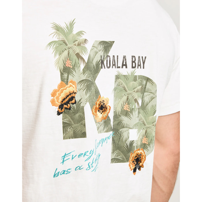 Camiseta Manga Corta Beige - Arrento