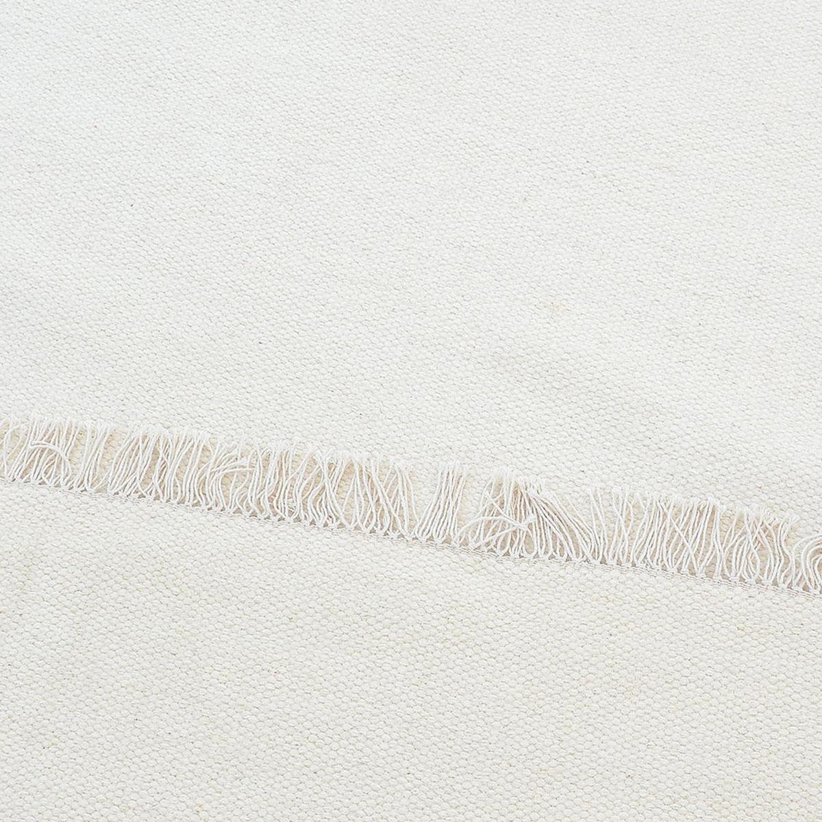 Tapis kilim fait main en laine motif uni NOBI