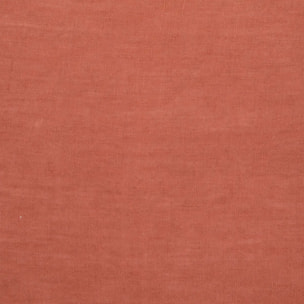 Taie d'oreiller "Linah" - terracotta - lin lavé 50x70 cm