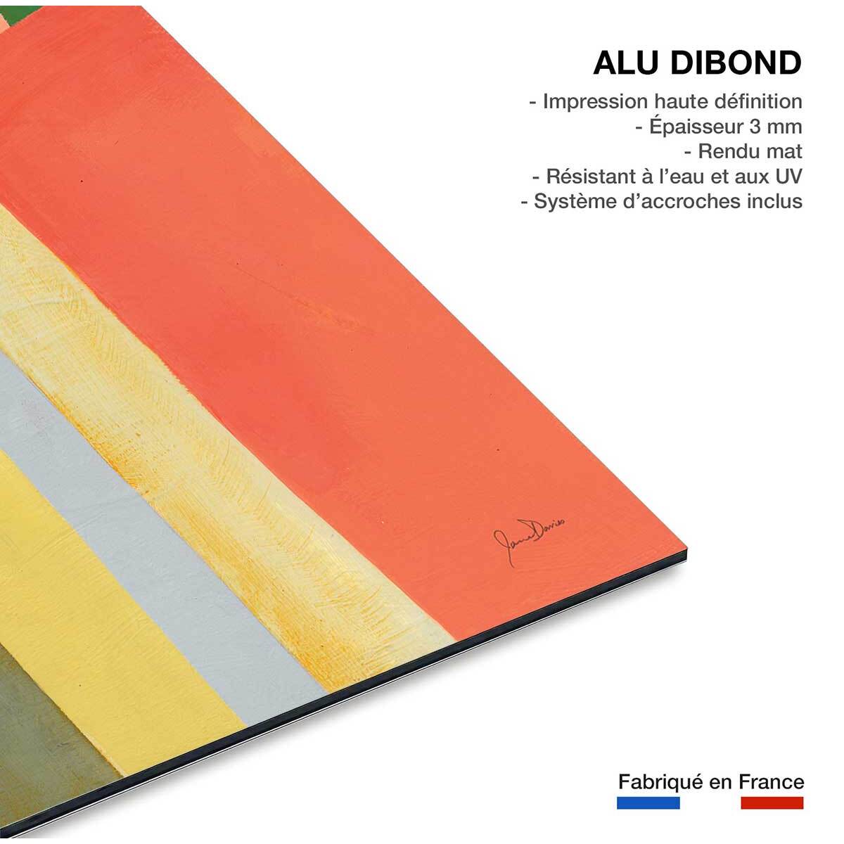 Tableau fun wood Tableau alu Dibond