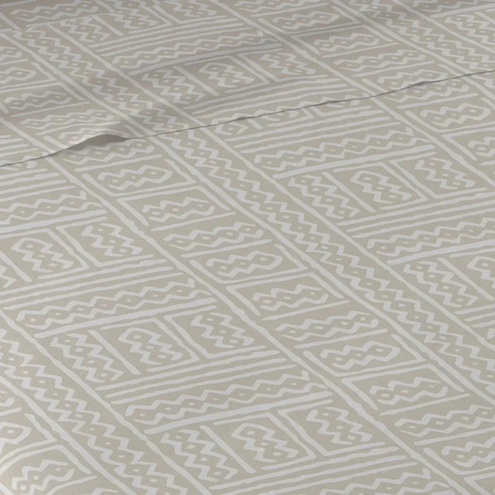 Set di lenzuola in cotone 100% vinuesa tortora