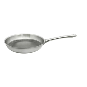 Set de 2 poêles 24 et 28 cm en acier inoxydable et revêtement sans PFAS Elo Relief Passion