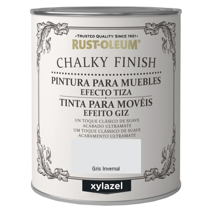 Chalky muebles 750ml gris invernal lata