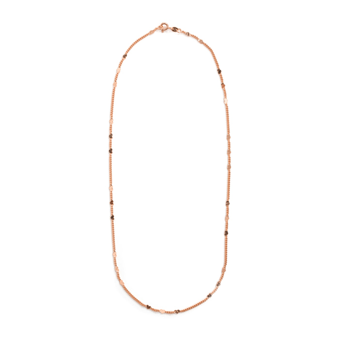 Collar Fons acabado oro rosa 18k