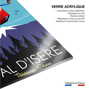 Tableau ski à val d'isère Tableau plexiglas