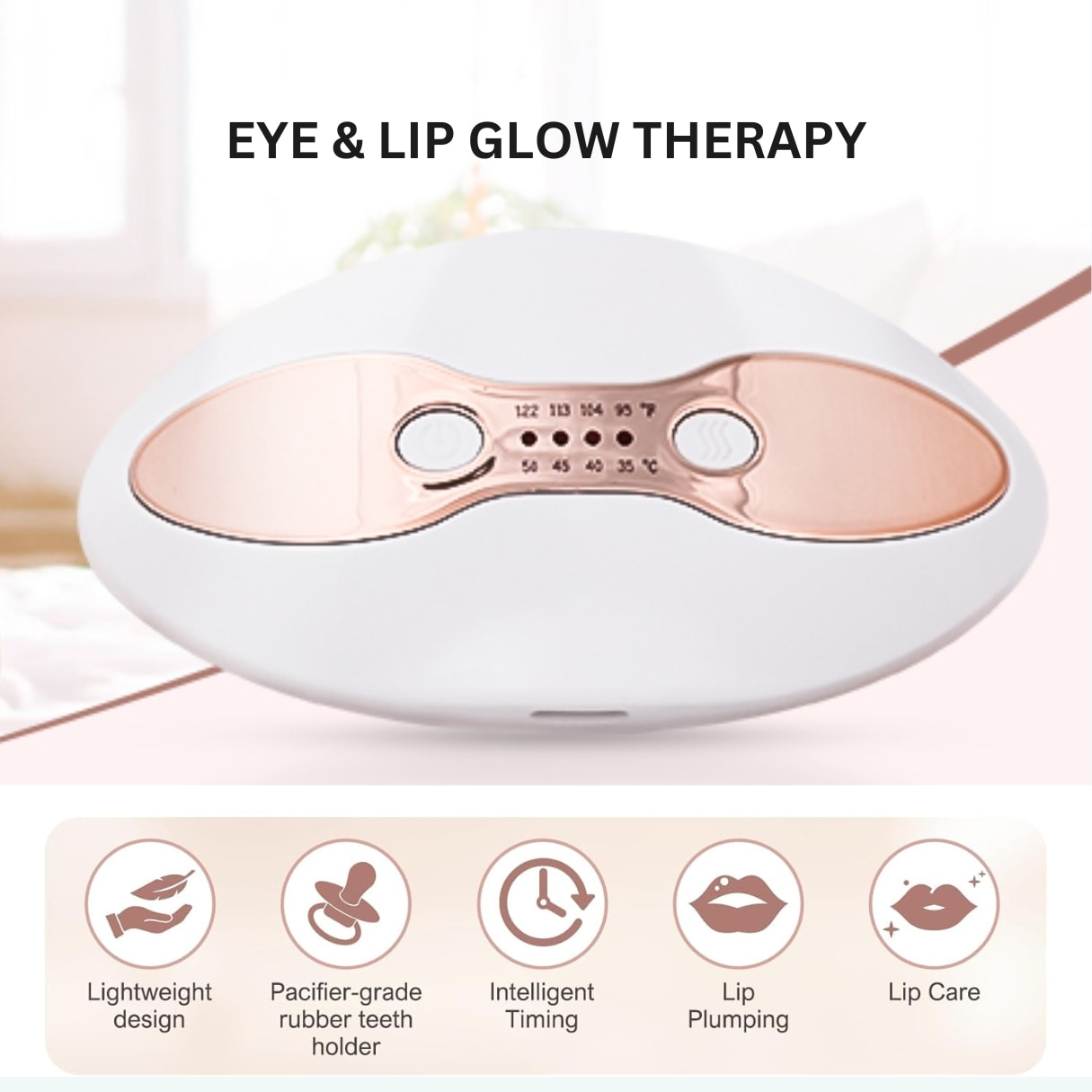 Terapia para el cuidado de ojos y labios