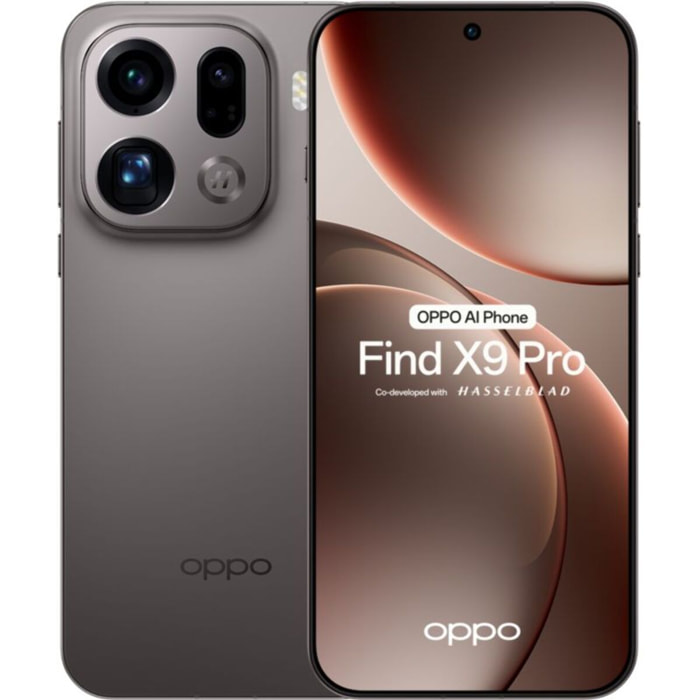 Smartphone OPPO Find X9 Pro 512Go Titanium Charcoal