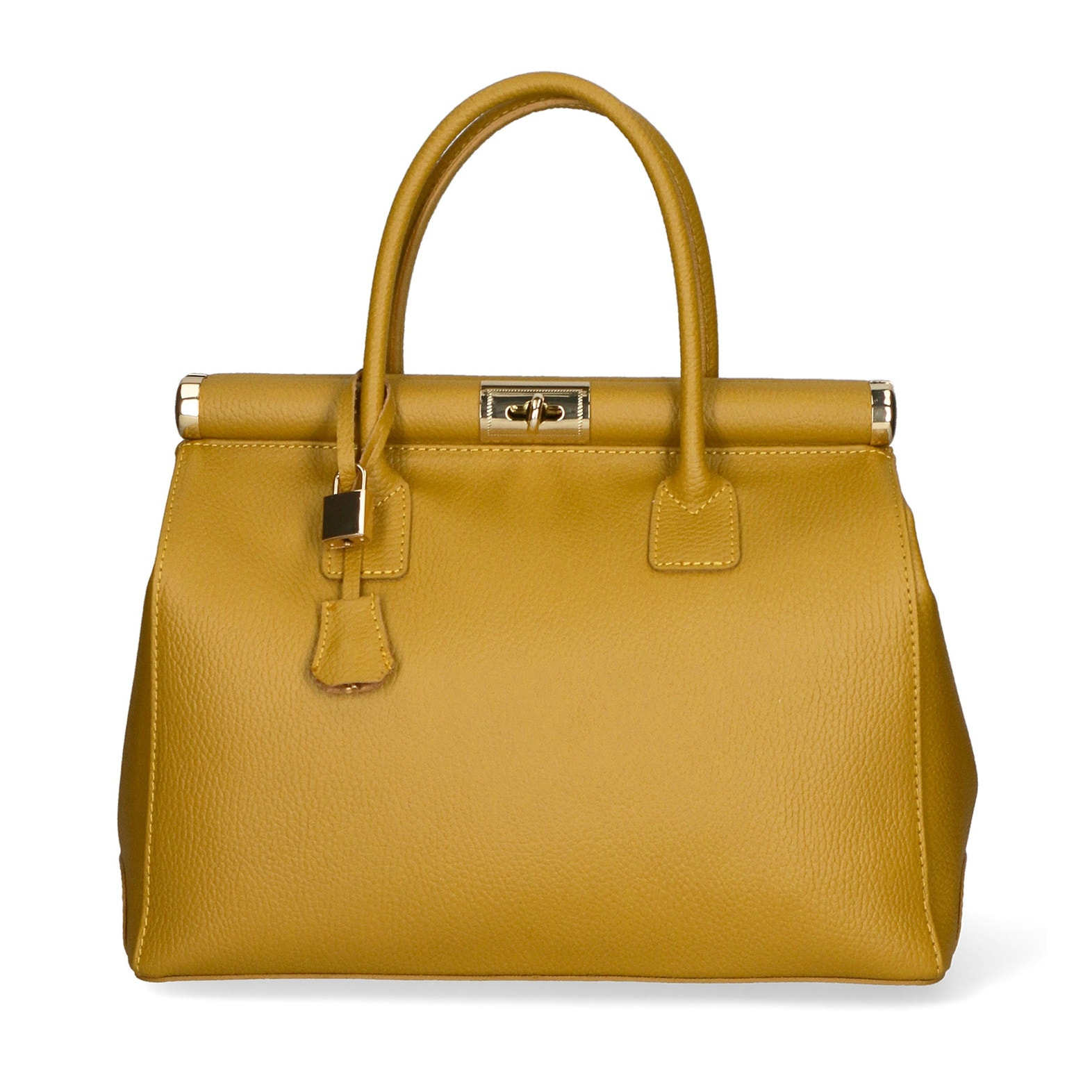 Borsa a mano da donna - Modello Aleria - Vera pelle - 35.0 x 26.0 x 16.0 cm
