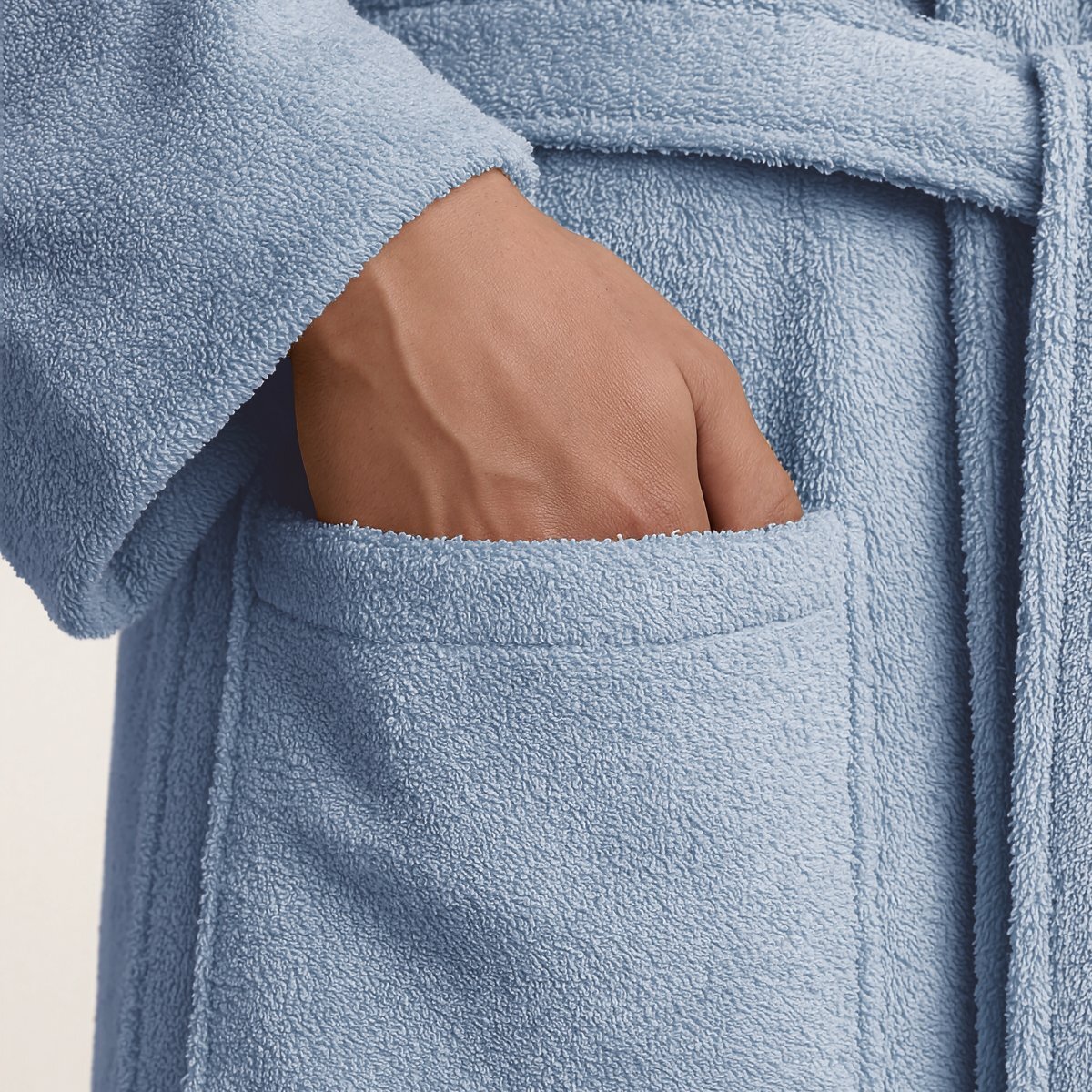 Albornoz - 100% algodón rizo peinado - 420 g/m2