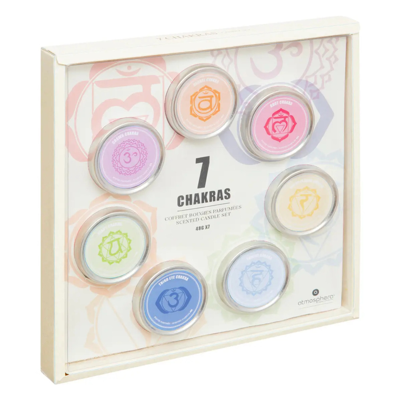 Coffret 7 bougies "Chakra"