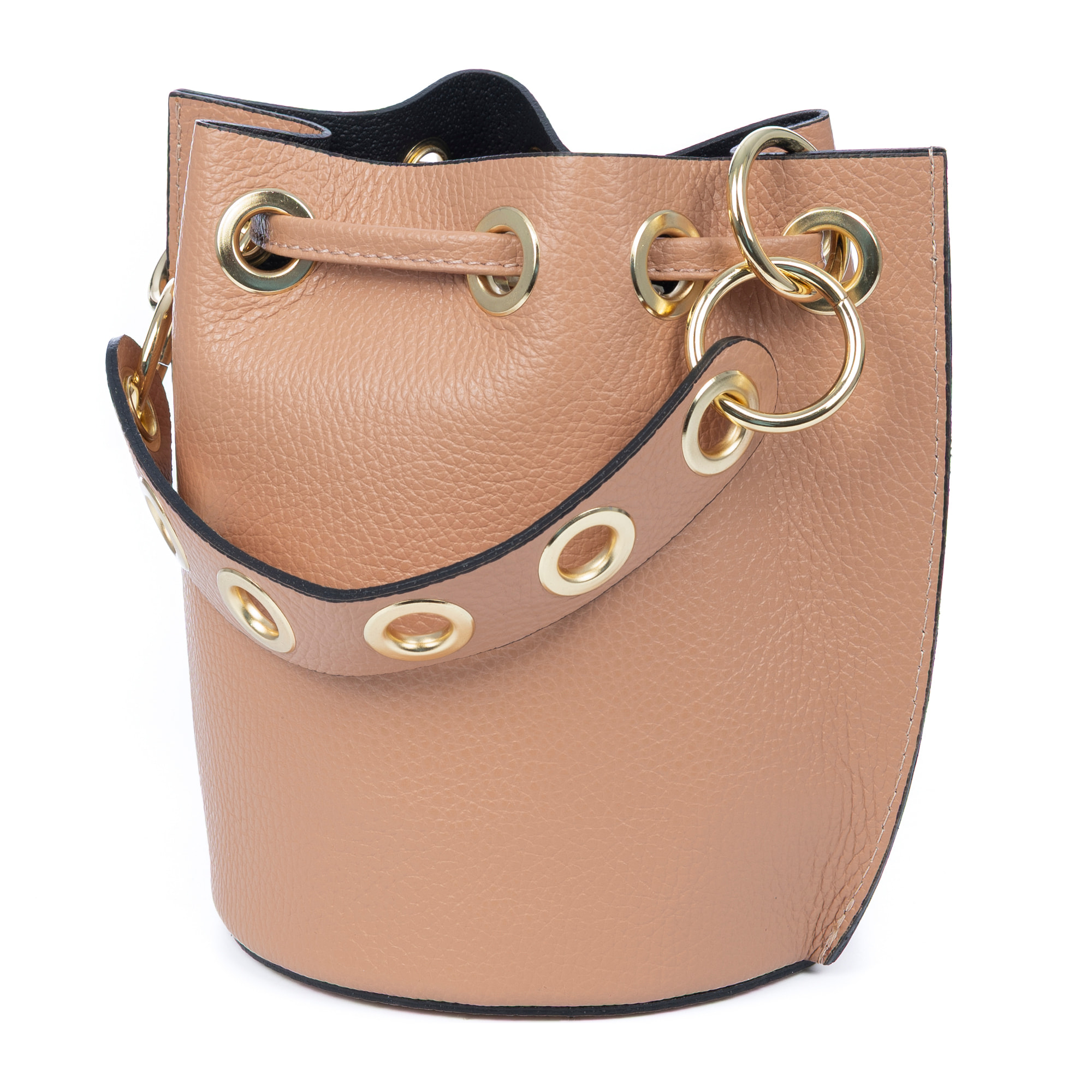 Primavera bolso de mano mujer. Piel auténtica Dollaro