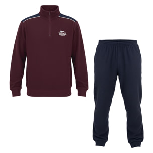 Tuta Uomo LONSDALE Caldo Pile Half Zip