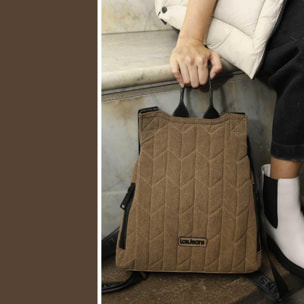 Bolso Mochila Mujer Lois Swanzy Taupe