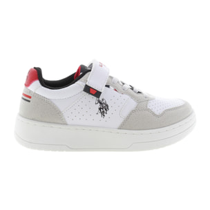 Sneakers U.S. Polo Assn. bianco-rosso