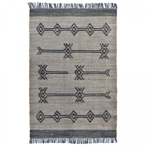Tapis artisanal Sere, tapis kilim en jute