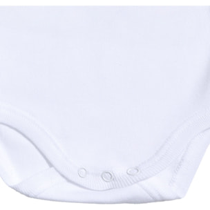 Body bebé manga larga cuello polo piqué