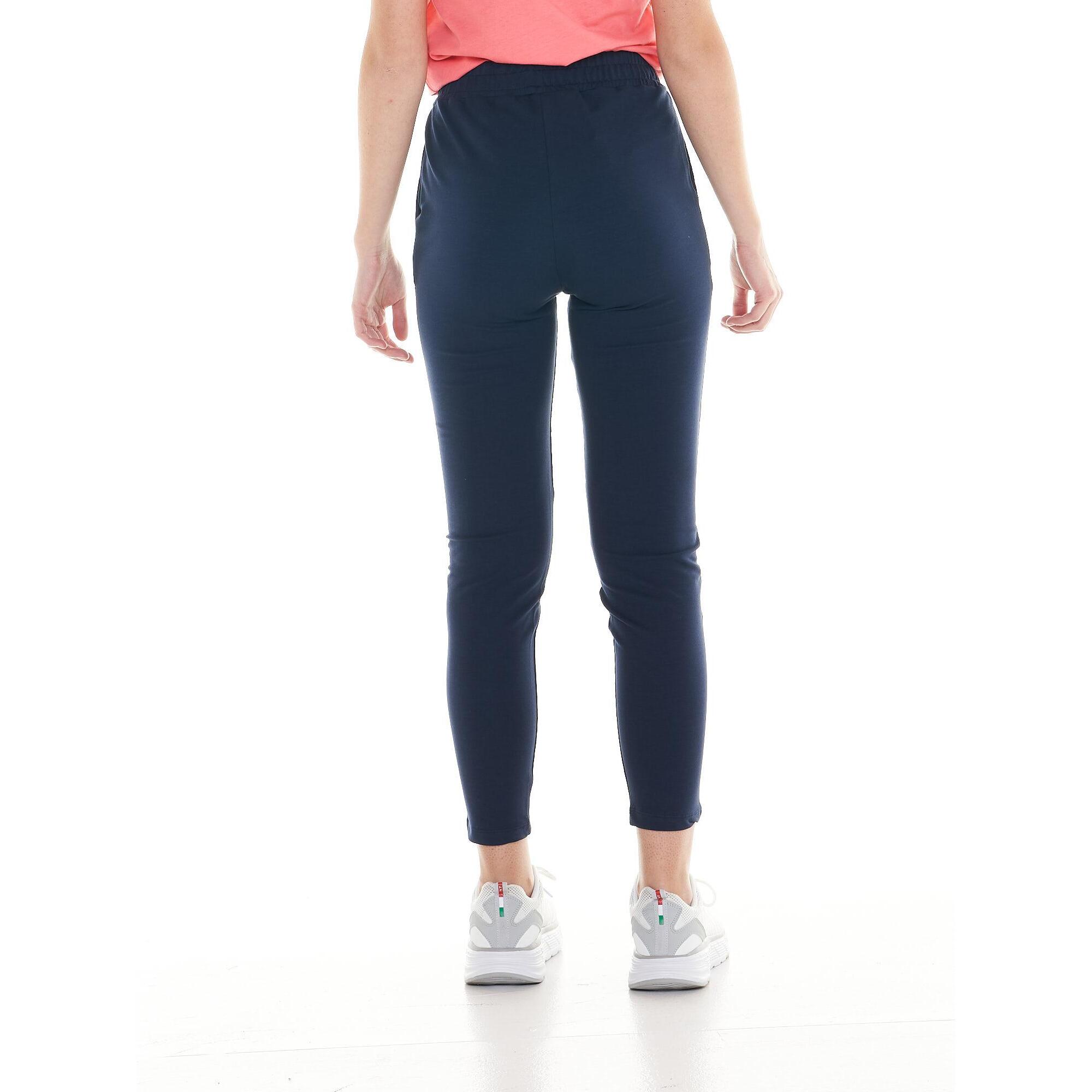 Pantalón de chándal básico con costuras verticales para mujer de Leone