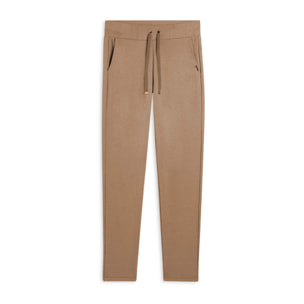 Pantaloni donna regular morbidi con dettagli micro-trecce
