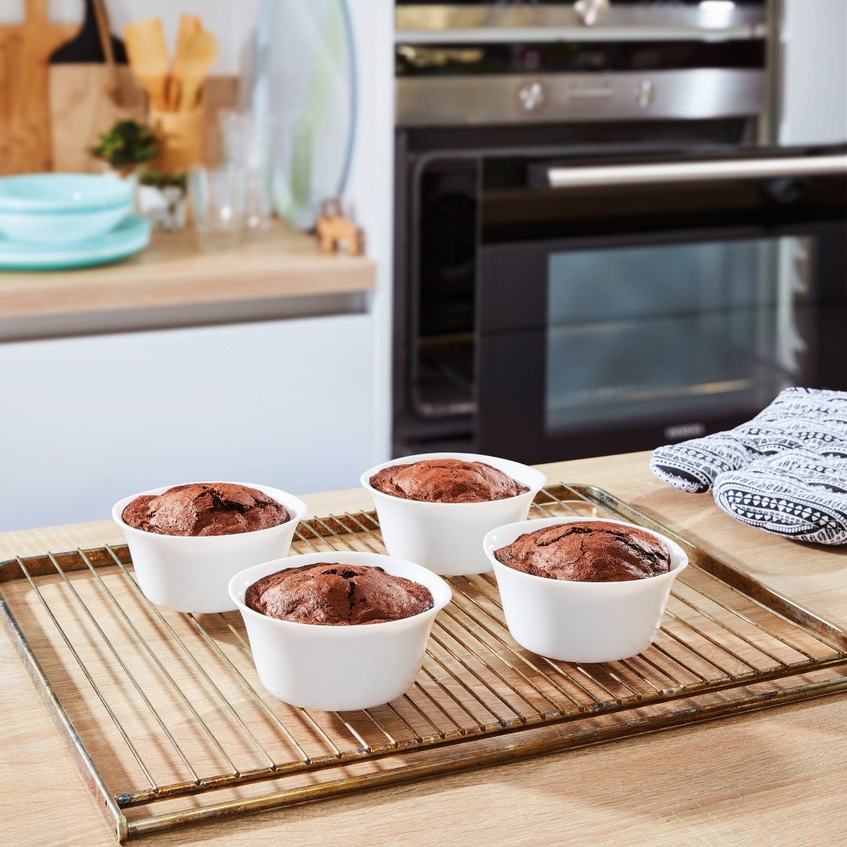Set Pâtisserie - 1 plat à cuisson  + 4 ramequins + 1 pelle à tarte - Luminarc