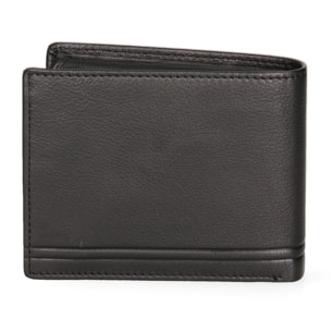Portafoglio uomo vera pelle - Modello Araldo Prime - Casual - 12.0 x 10.0 x 2.5 cm