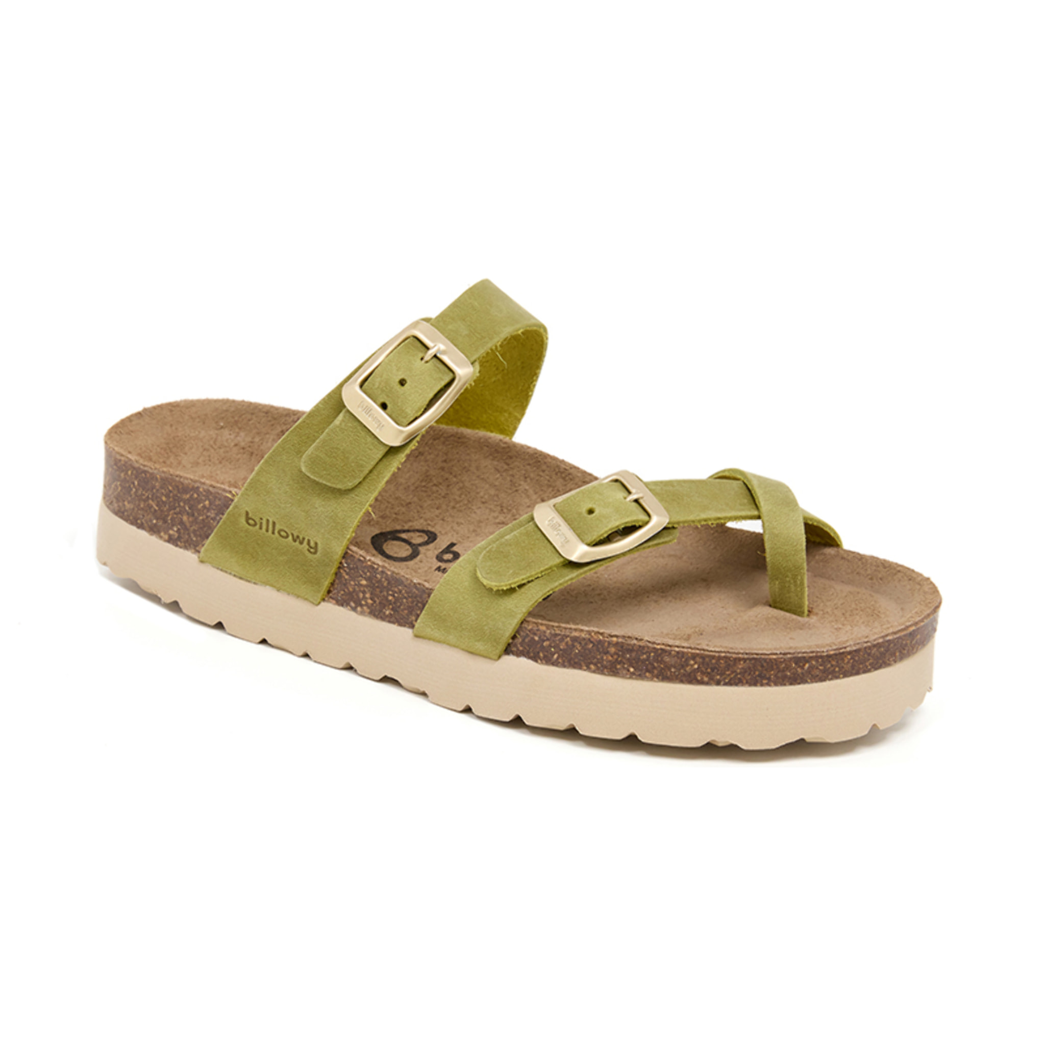 SANDALO CON ZEPPA BILLOWY VERDE