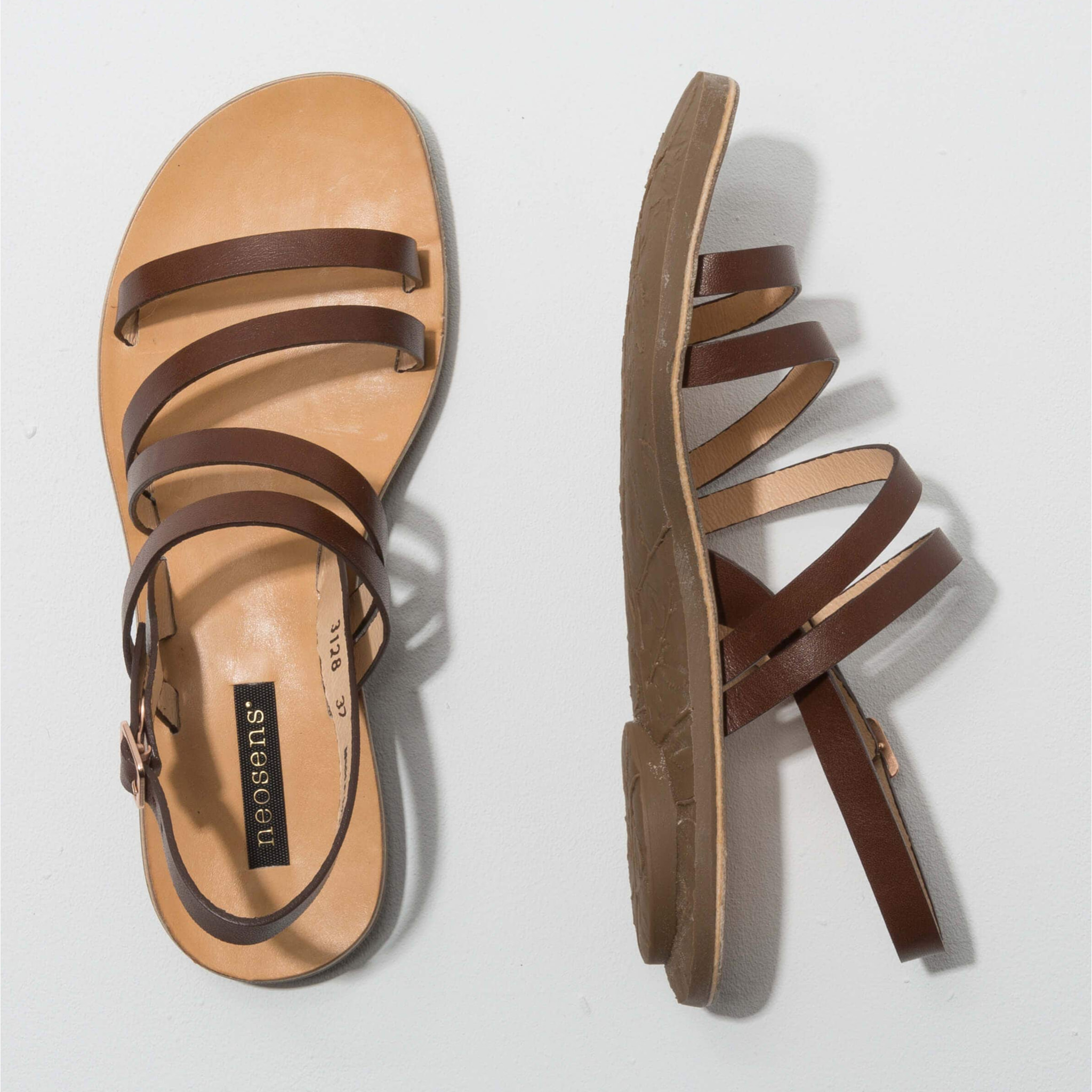 Sandalias S3128 RESTORED SKIN BROWN / DAPHNI color Brown